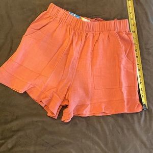 Cotton/linen shorts size small NWT